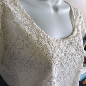 Talula (Aritzia) Lace Top with Underlay